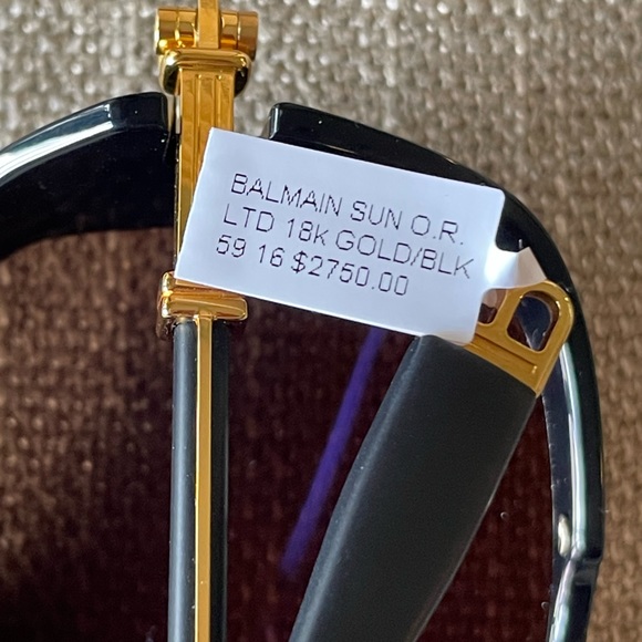 BNIB! BALMAIN O.R. Pilot Sunglasses box & case included 💯 AUTHENTIC - Picture 9 of 12